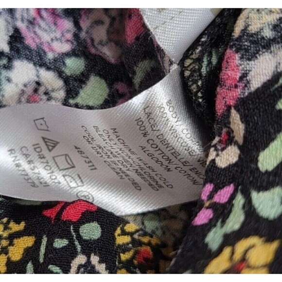 Loft Floral Long Sleeve Romper V Neck Size XS - Picture 11 of 11